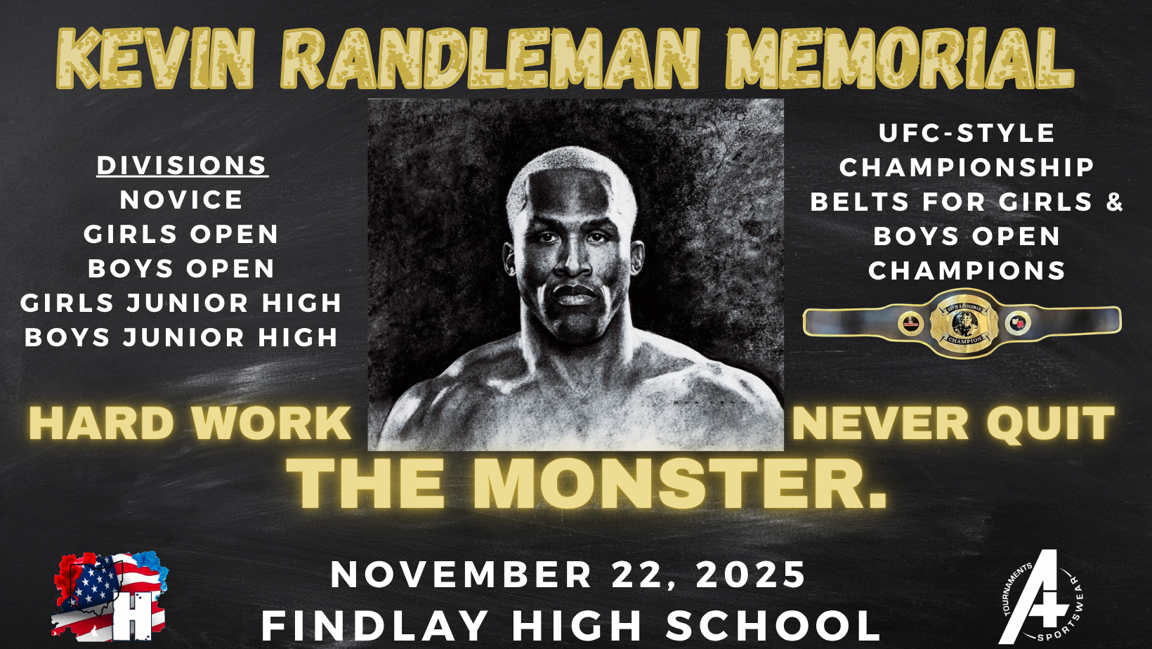 Kevin Randleman Memorial- NOVICE, GIRLS OPEN & JH, BOYS OPEN & JH